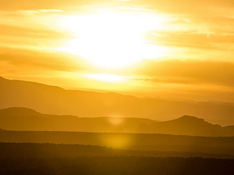 Image of a hot sun rising