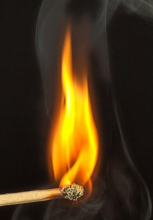 Image of a match igniting