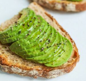 Tasty looking avocado on toast. 