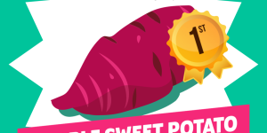 Veganuary vegetable of the year 2024 is the purple sweet potato!