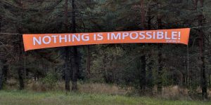 a banner reading: Nothing is Impossible