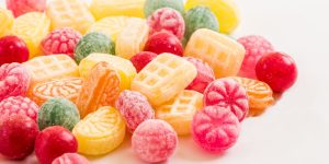 bright coloured candy